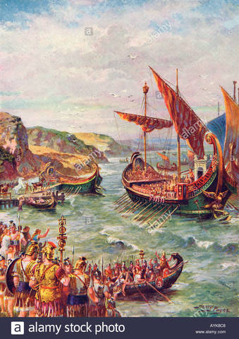 Romans leave Britain