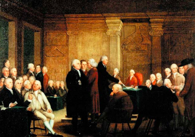 Continental Congress adopts Olive Branch Petition