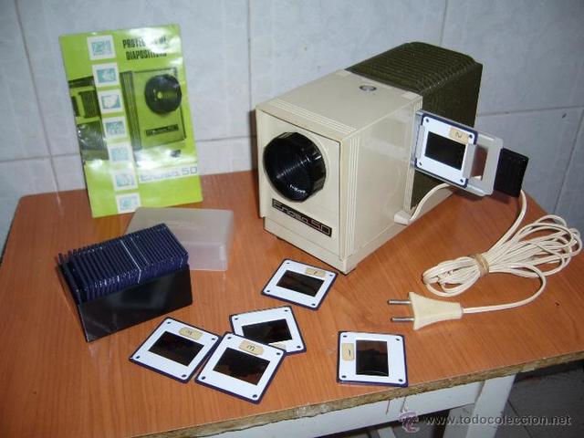 El poryector de diapositivas manual