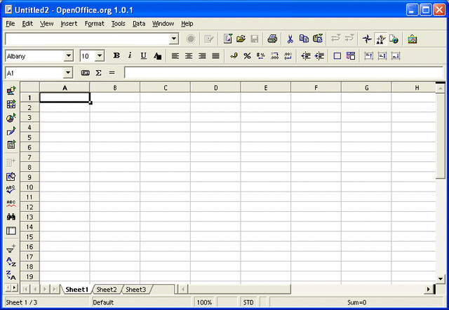 " Sun compra a Start Office Calc "