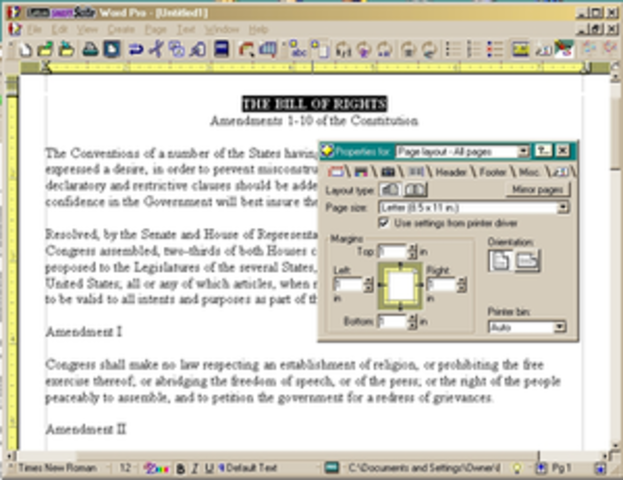 Lottus pro corel word