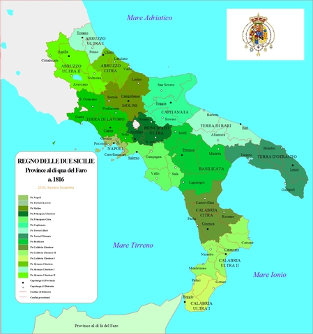 Unificazione del Meridione nel Regno di Napoli