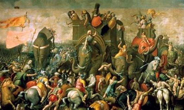218 a.C. Comienzo de la Segunda Guerra Púnica.