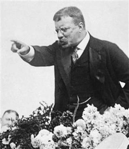 Theodore Roosevelt Leaves US