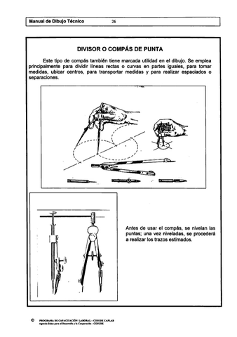 Publica el manual de instrucciones del compas