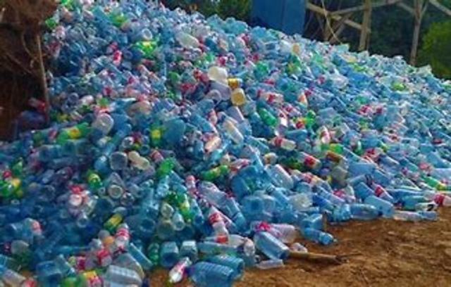 plastic bottles become mass produced