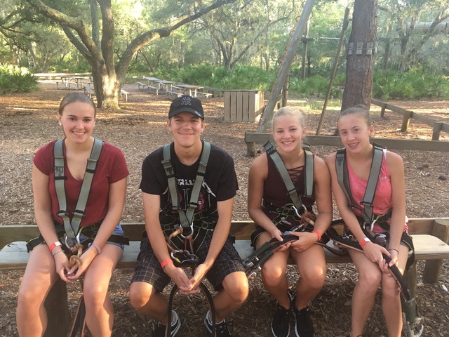 Getting stuck on a zip line