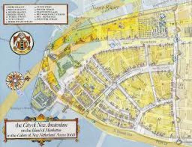 New Amsterdam founded by the Dutch