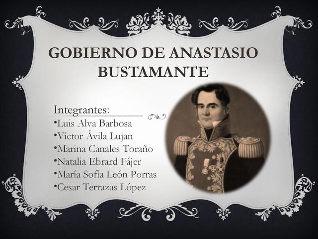 Gobierno de Anastasio Bustamante