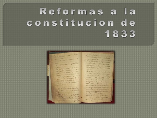 Reformas de 1833