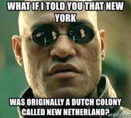 English conquer New Netherlands > NY