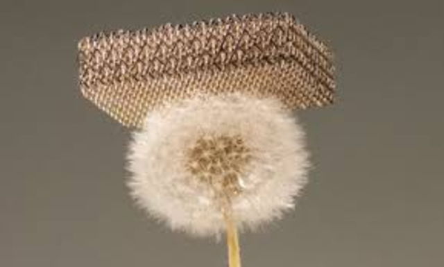 Micro-Lattice: El material mas ligero del mundo