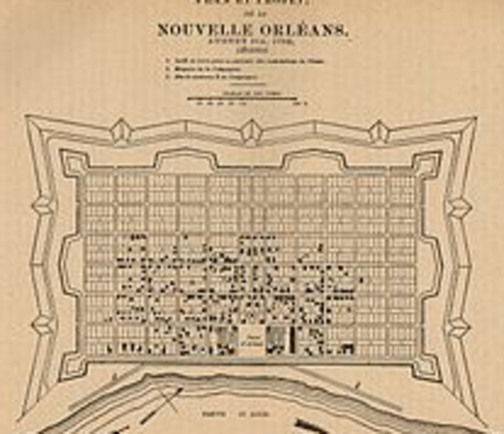 The French establish New Orleans