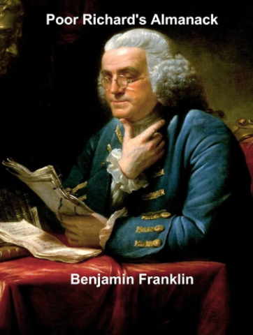 Benjamin Franklin published Poor Richard's Almanack