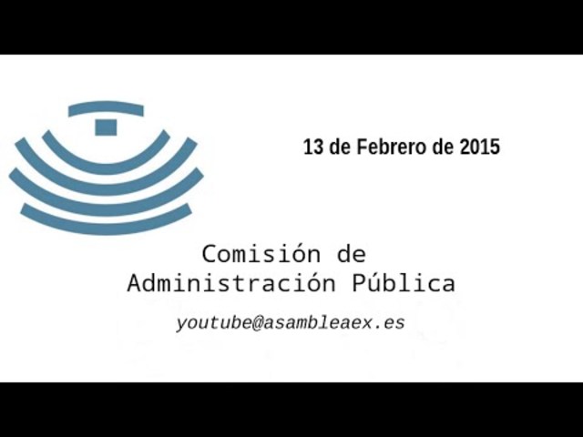 Creación de la Comisión de la Administración Pública