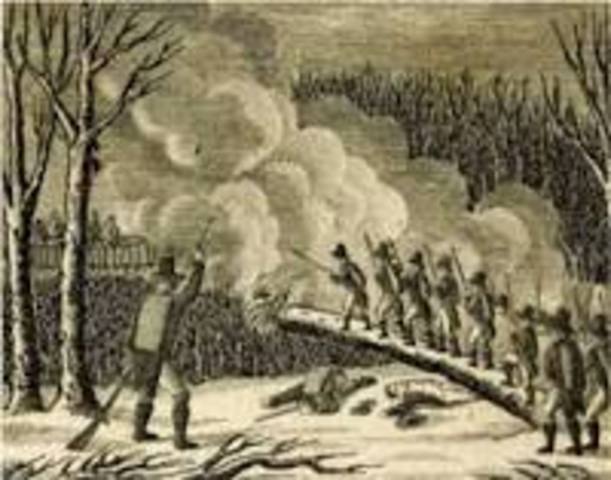 King Philip's War in Massachusettes