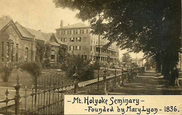 Eighty students arrive at Mount Holyoke Female Seminary, the first college for women in the U.S. Its founder/president is Mary Lyon.