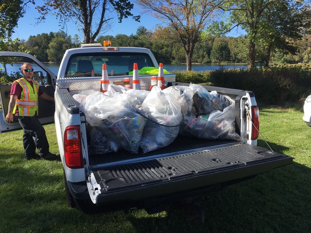 Volunteering at a Clean Up