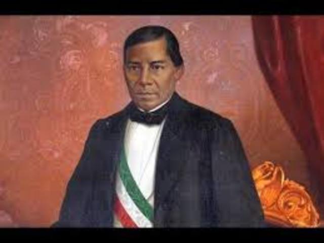 Nombran a Benito Juarez como presidente de interino