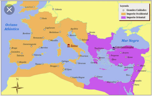 Imperi Romá d’occident (476dC) Imperi Romà d’Orient S. XV dC