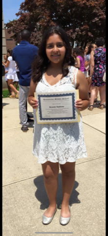 When I graduated from Hommocks Middle School