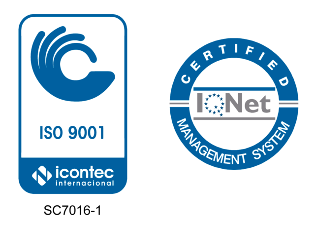 Certificaciones del ICONTEC.