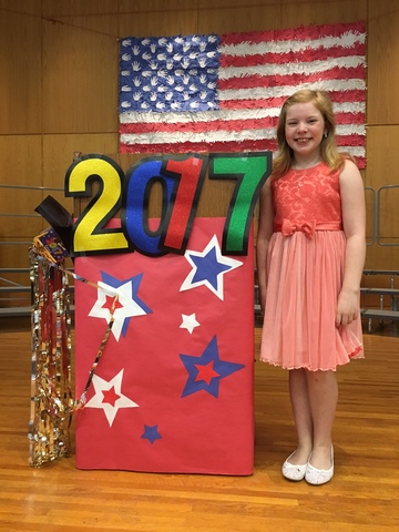 My first day of middle school!