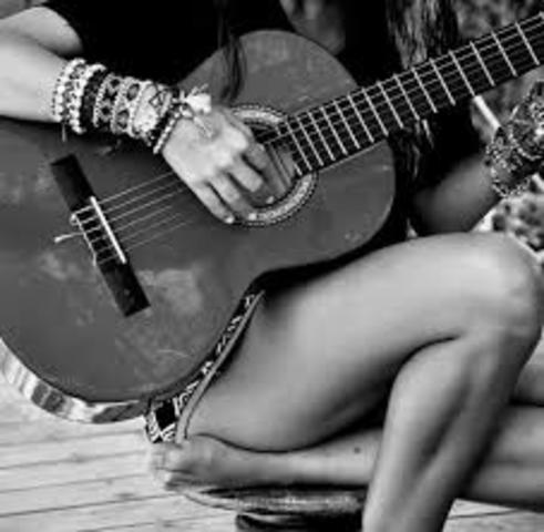 J'ai appris à jouer de la guitare et violoncelle