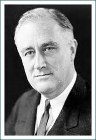 President Franklin D. Roosevelt.