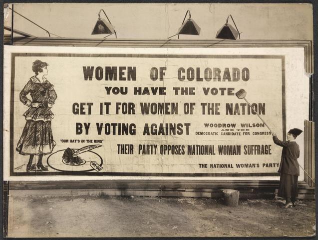 Colorado becomes the first state to allow the women the right to vote