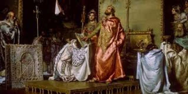 Conversión de Recaredo (III Concilio  de Toledo)