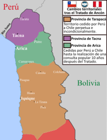 guerra del territorio chileno