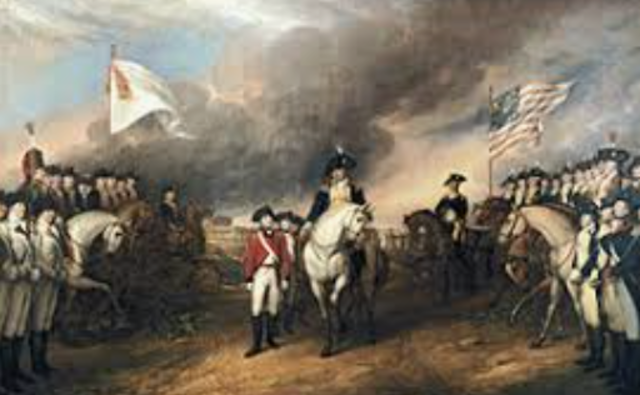 Gen. Cornwallis surrenders at Yorktown