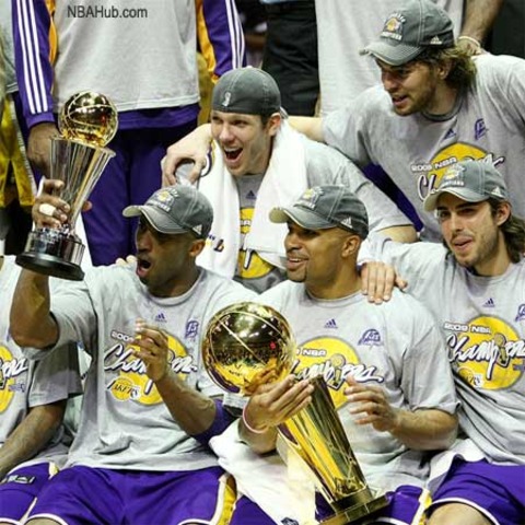6 years later he goes on to win 2 more championships with the lakers