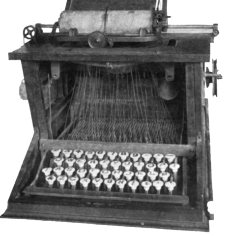 The first practical modern typewriter.