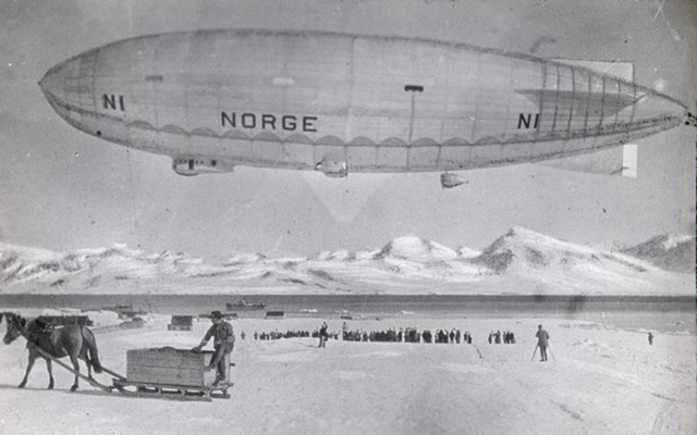 Expedición al Polo Norte en él dirigibles Norge