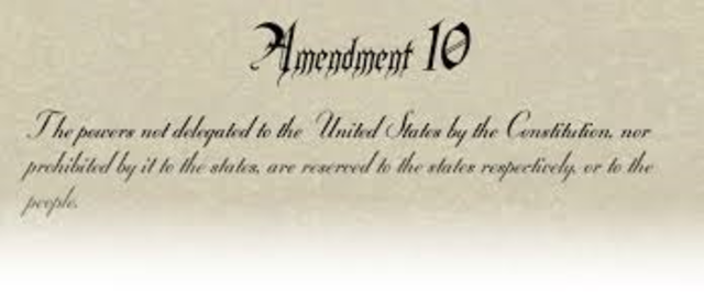 Tenth Amendment