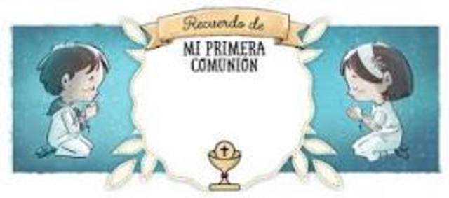 MI PRIMERA COMUNIÓN