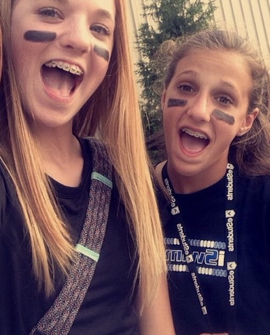 Me pusieron los frenillos