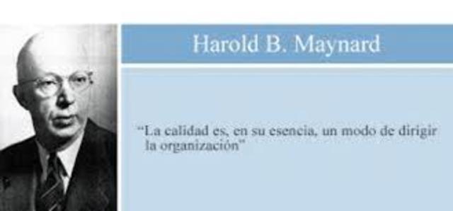 Harold B. Maynard-Ingeniería de métodos