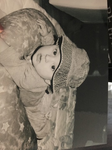 Mi hermano, Lukas, nació.