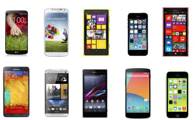 teléfonos en el año 2013