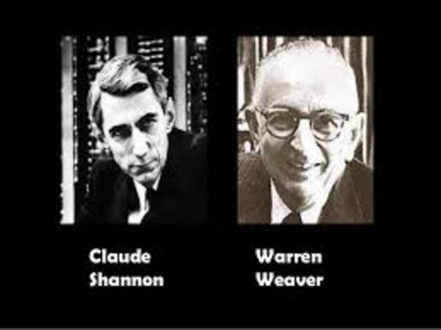 Claude E. Shannon  y Warren  Weaver (“The mathematical theory  of communication”)