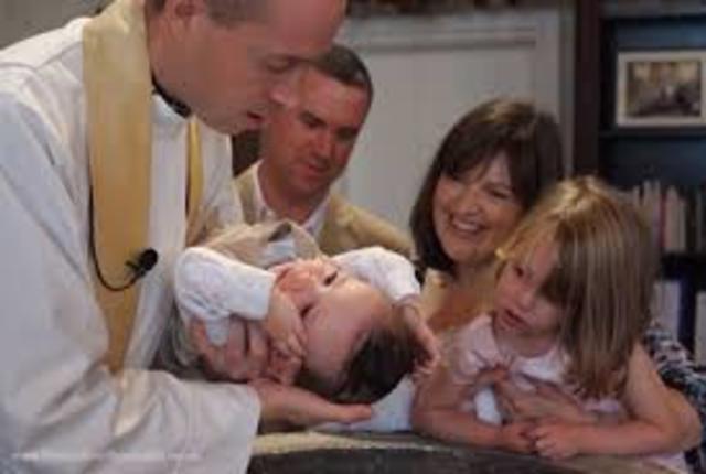 Cuando fui un bebé bautizaron