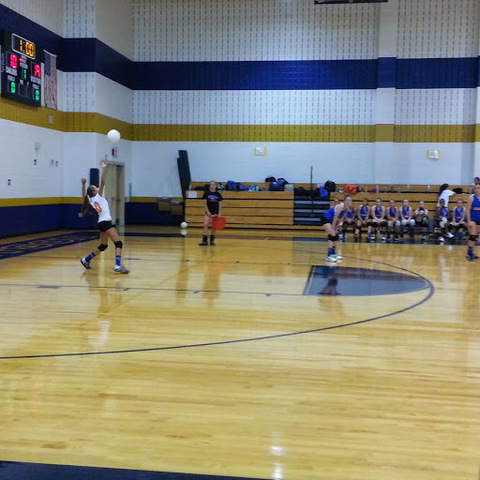 Empecé a jugar voleibol