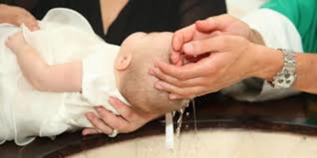 Me bautizé en una iglesia.