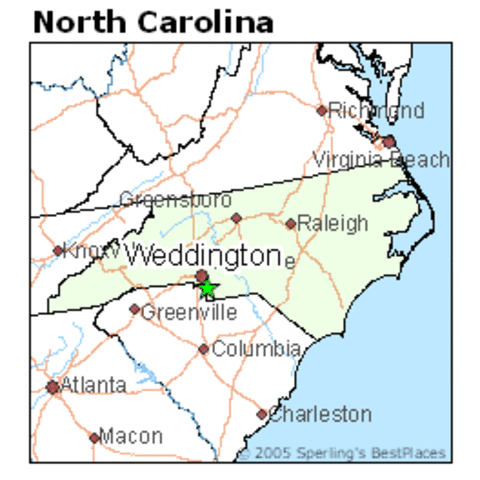 Mi familia y yo nos mudamos a Weddington, Carolina del Norte