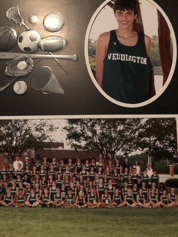 Empezé a correr con el equipo de cross