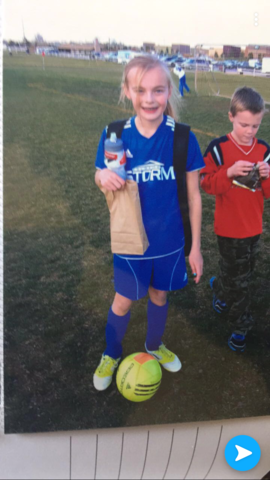 Yo empecé a jugar fútbol.