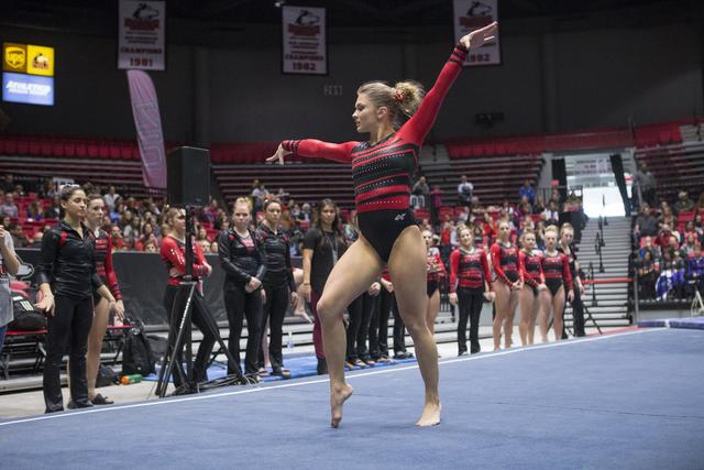 Fui a la competencia national de la gimnasia